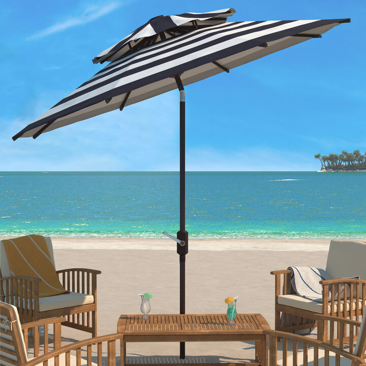 Iris 9 ft. Doublt Top Crank Umbrella
