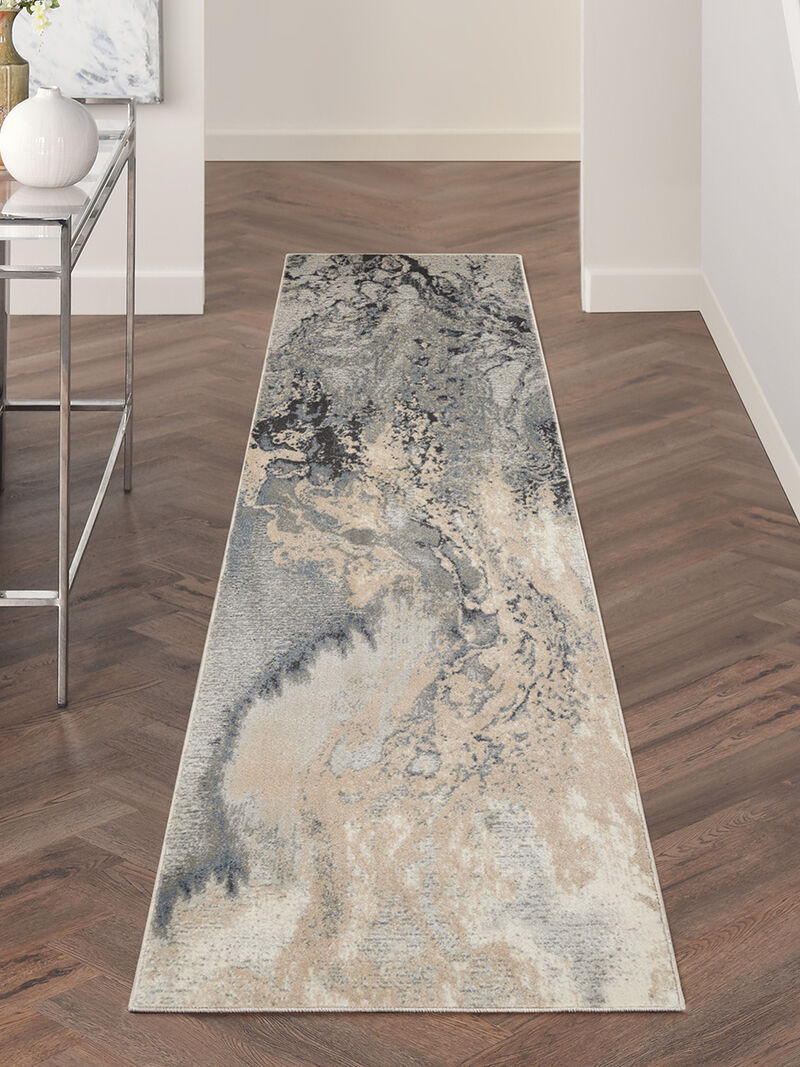 Maxell MAE08 Gray 2'2" x 12' Rug