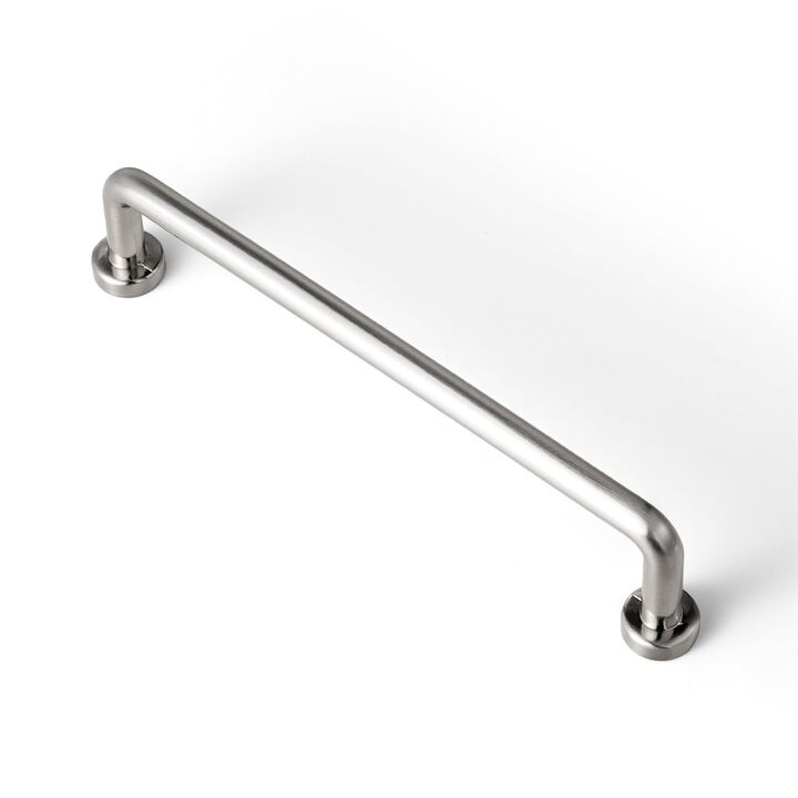 Goo-Ki 6 Pack 5"" Center to Center Satin Nickel Modern Cabinet Pulls Solid Contemporary Home Improvement Hardware Drawer Pulls Z