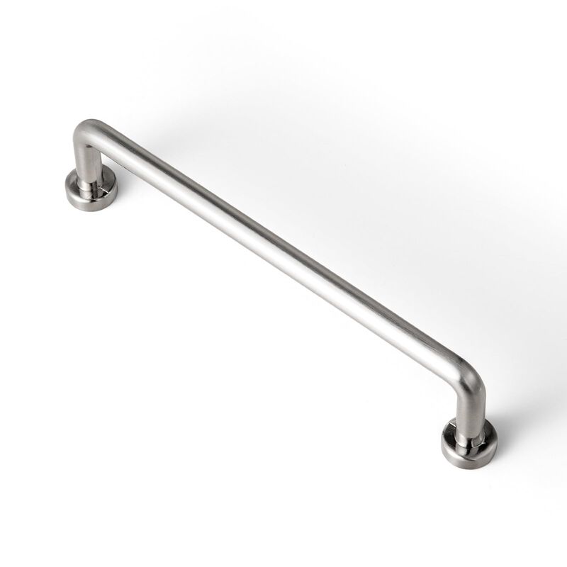 Goo-Ki 6 Pack 5"" Center to Center Satin Nickel Modern Cabinet Pulls Solid Contemporary Home Improvement Hardware Drawer Pulls Z