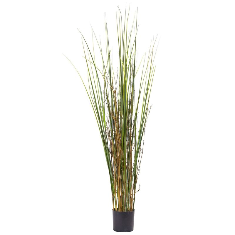 Nearly Natural 4-ft Grass & Bamboo Plant