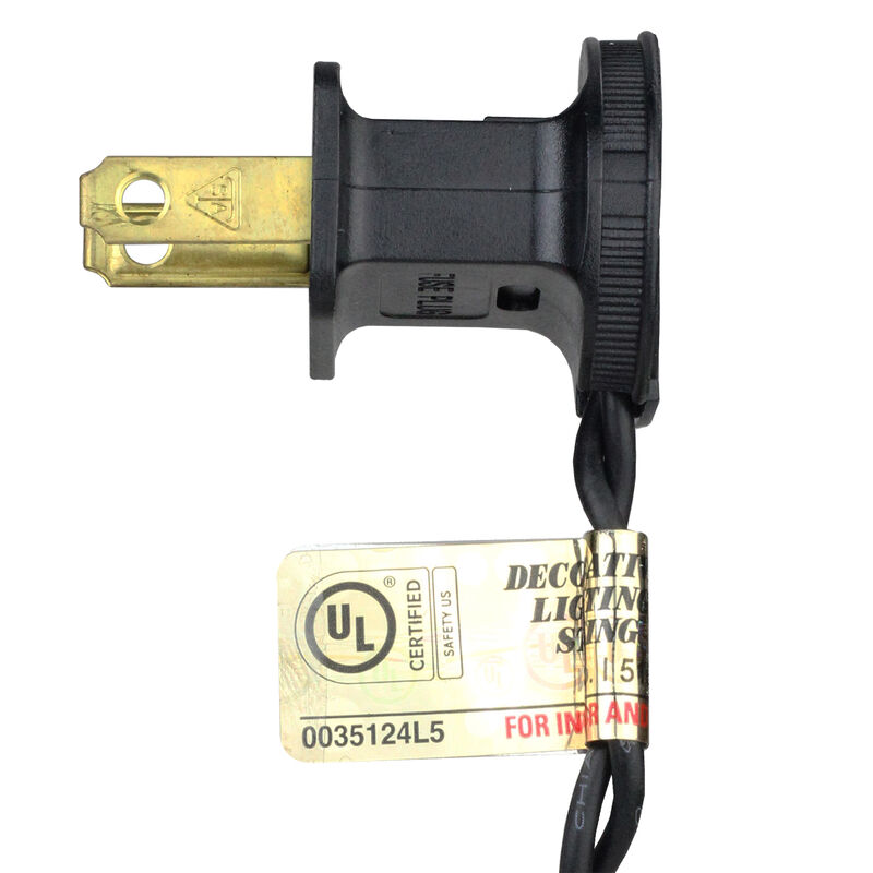 100-Count Clear Mini Christmas String Light Set - 20.25ft Black Wire image number 4