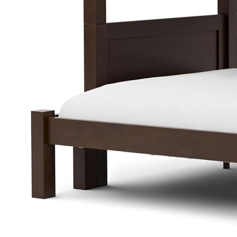 Zedy Bunk Bed with Ladder and Guardrails image number 4