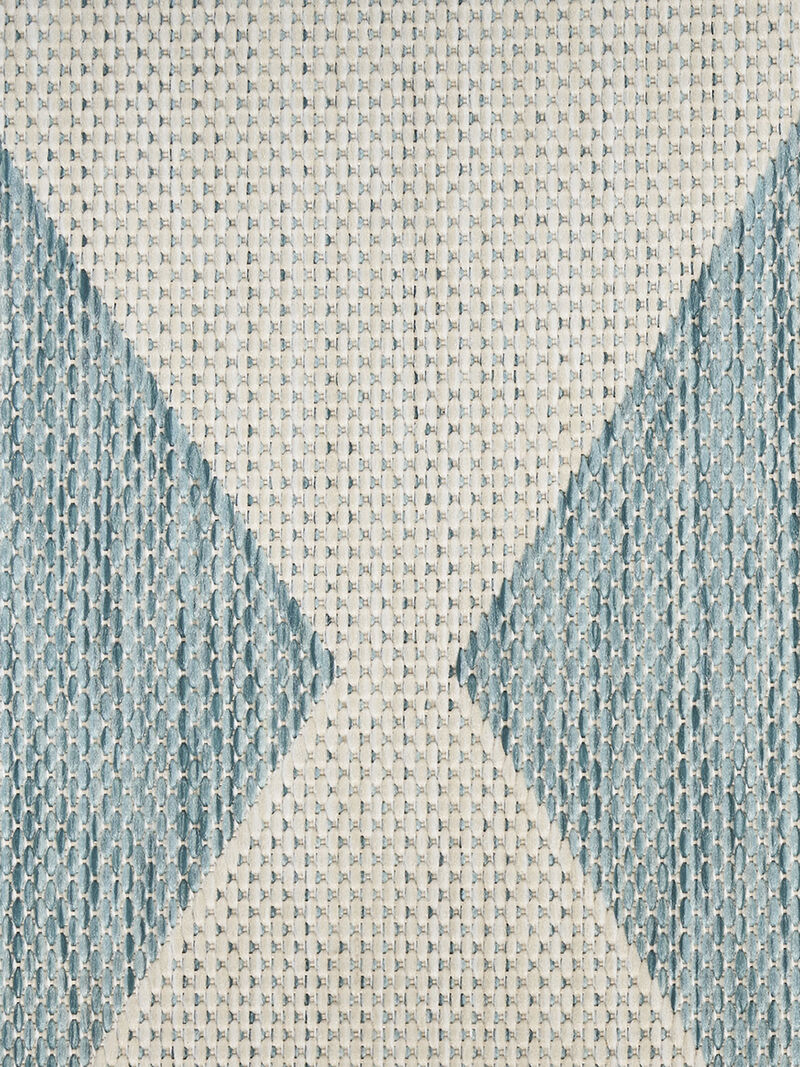 Positano POS04 Aqua 2'2" x 10' Rug image number 5
