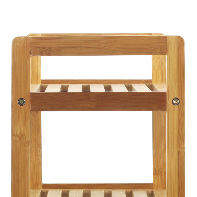 Oceanstar 3-Tier Bamboo Shoe Rack