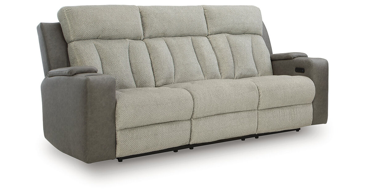 Stately Check Power Reclining Sofa