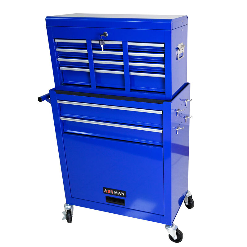 Streamdale 8-Drawer Rolling Tool Chest with Wheels image number 2