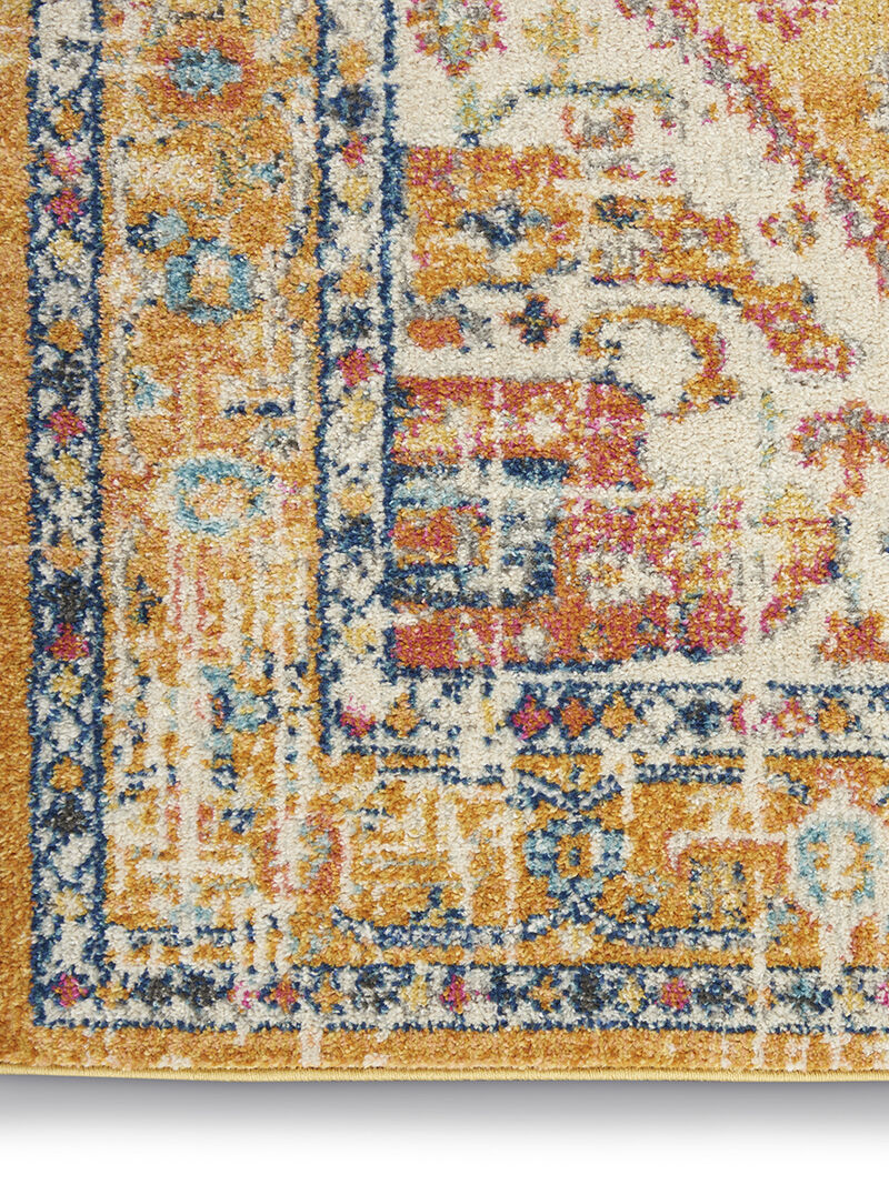 Passion PSN23 Ivory/Yellow 3'9" x 5'9" Rug