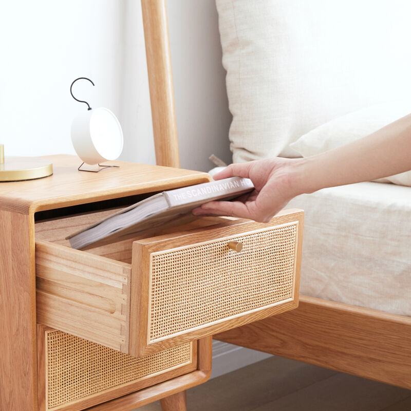 Streamdale Simple North American Oak Bedside Cabinet image number 7