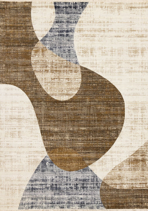 HomeRoots Abstract Area Rug