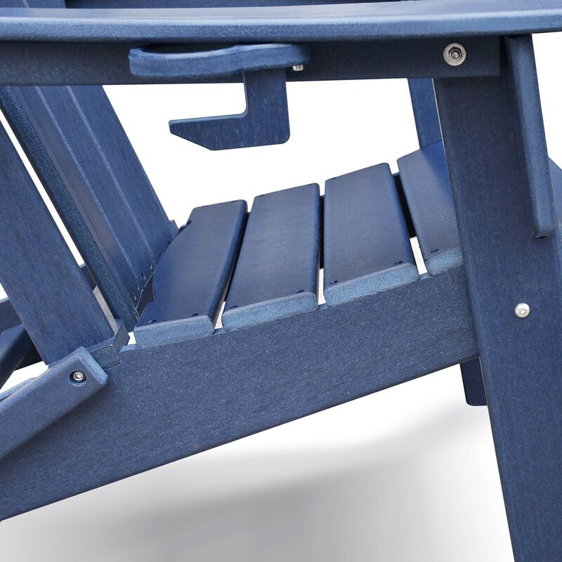 Hivvago HDPE Patio Adirondack Chair image number 6