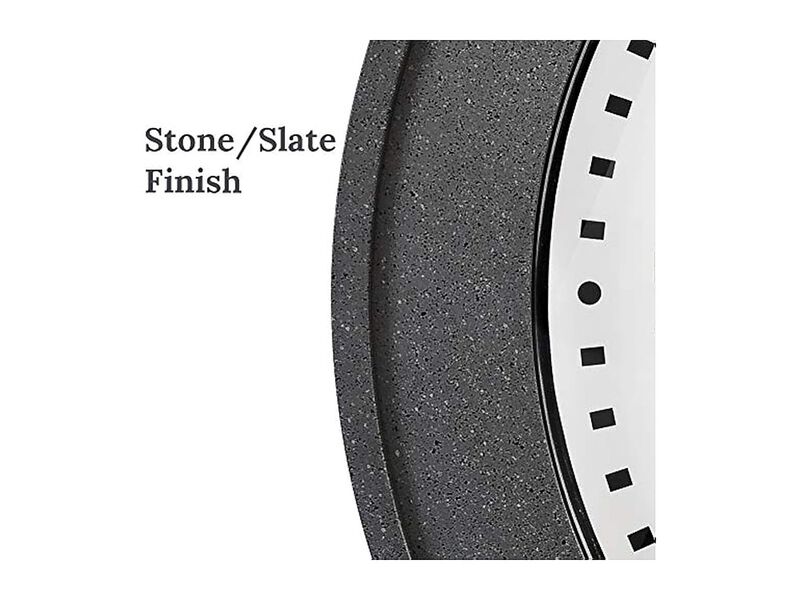 Bradford Farmhouse Weather Station Gray Wall Clock 20 Inch Outdoor Home Decor image number 2