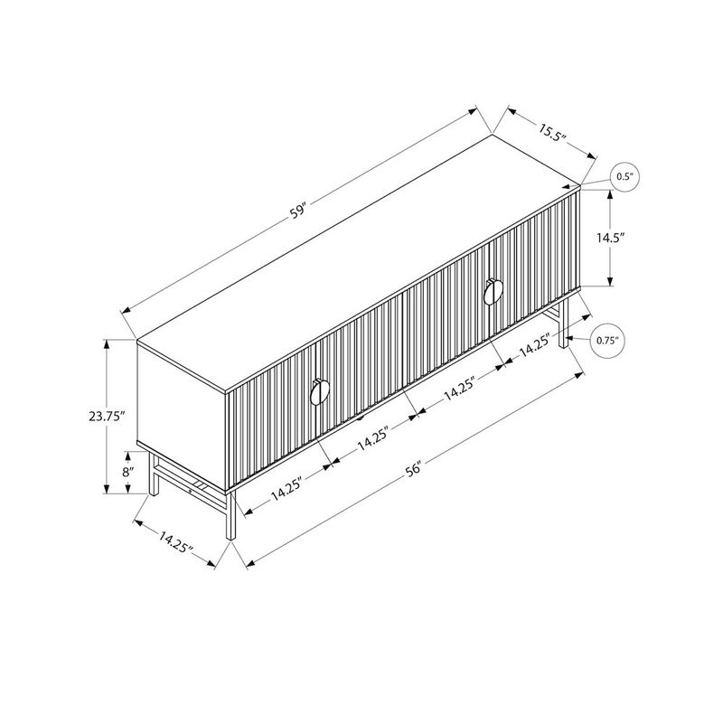 Tv Stand, 60 Inch, Console, Media Entertainment Center, Storage Cabinet