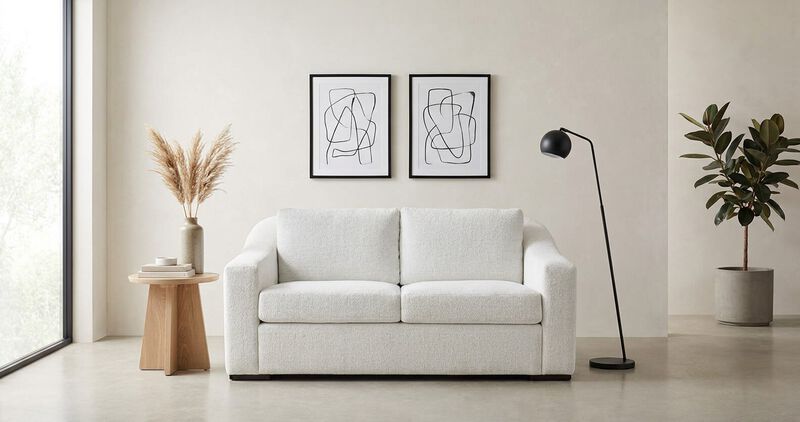 Regent Chalk Loveseat image number 1