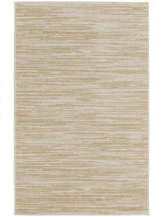 Nourison Essentials NRE01 Ivory/Gold 3' x 5' Rug