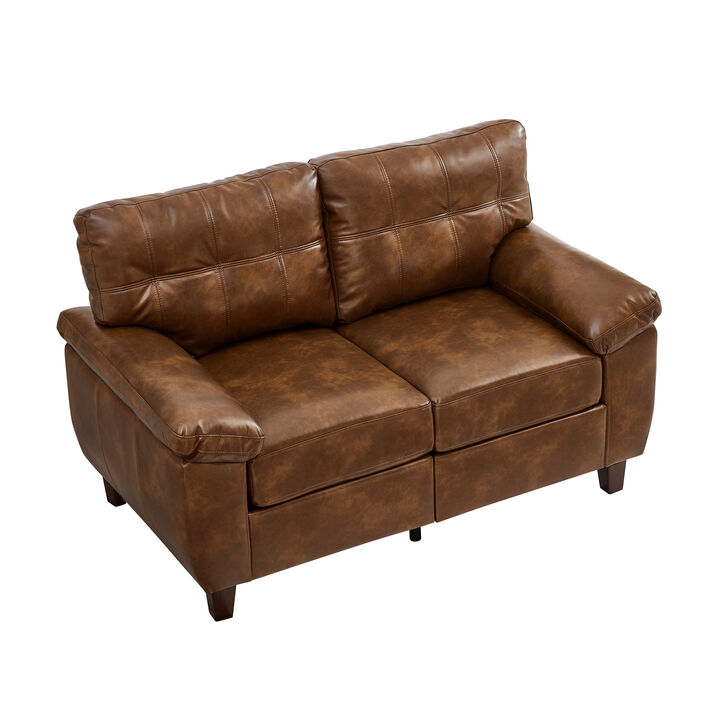 Mifnes PU Leather Loveseat