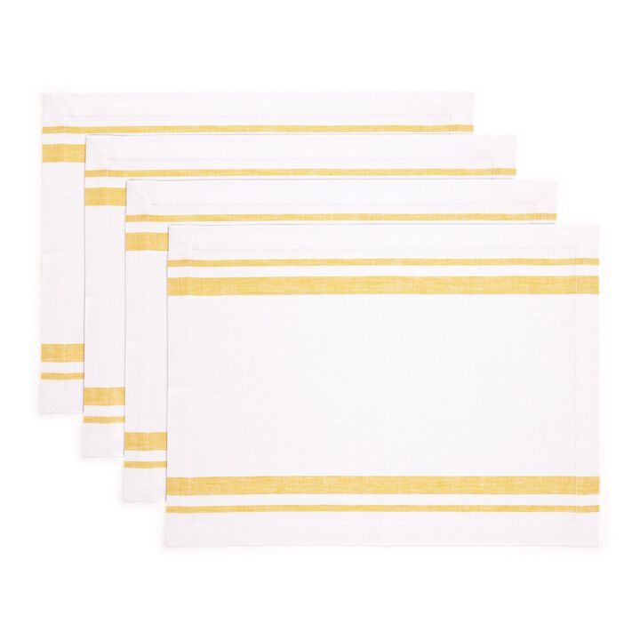Linen Placemats - French Stripe