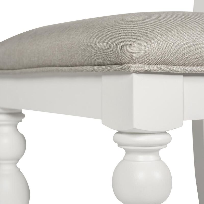 Liberty Furniture Summer House Slat Back Side Chair (RTA)-Set of 2 in Oyster White image number 4