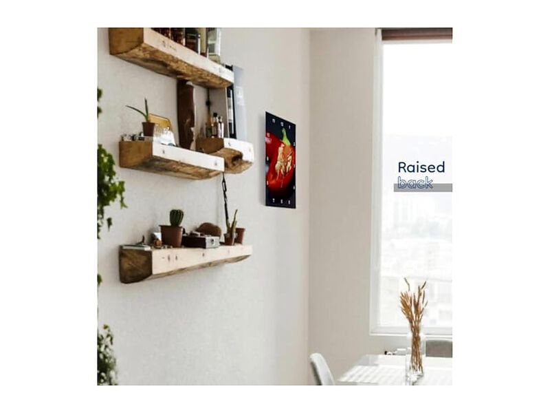 Capiscum Seeds Chili Pepper Chilli Wall Clock 13 Inch Red Home Decor image number 3