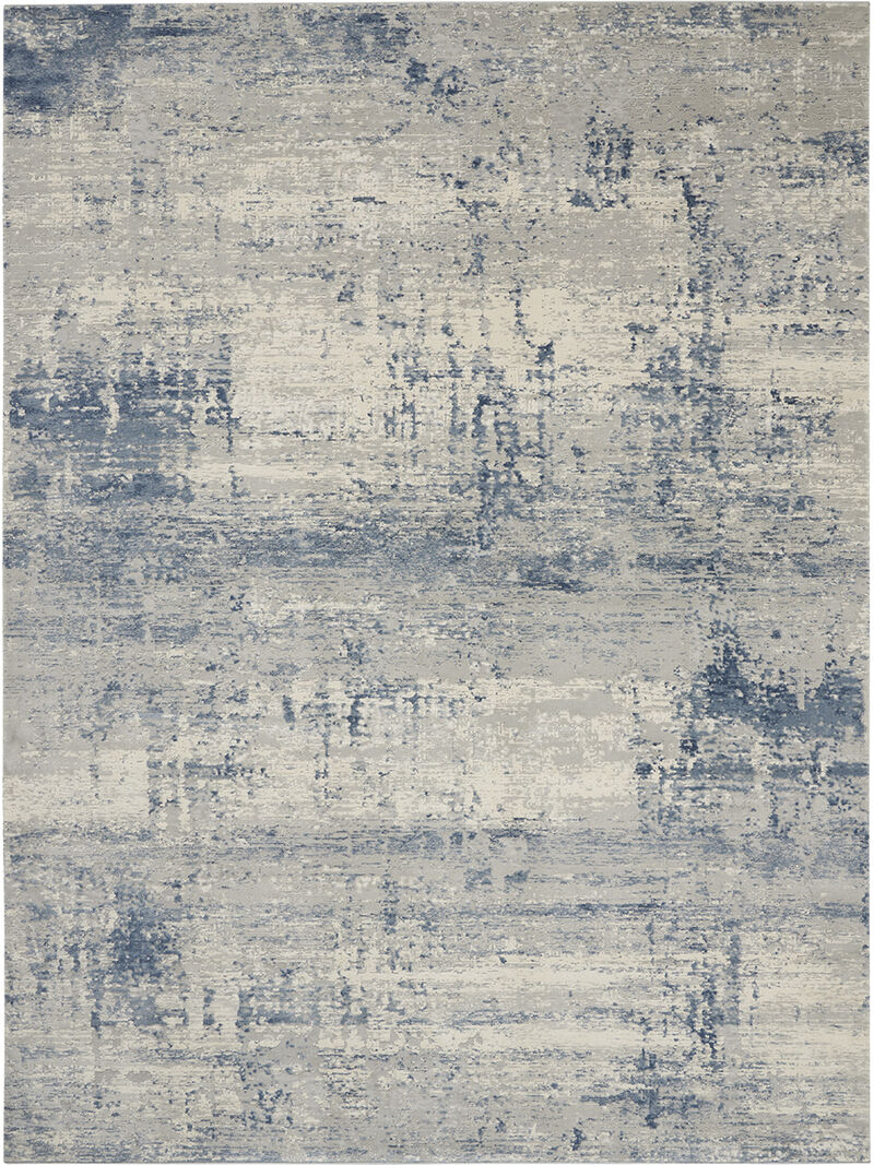 Rustic Textures RUS10 Ivory/Blue 9'3" x 12'9" Rug image number 0