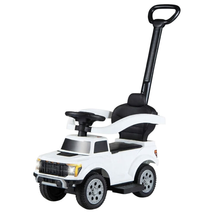 Toddler 3 in 1 Push Ride On Car for Park Backyard and Outdoor Use