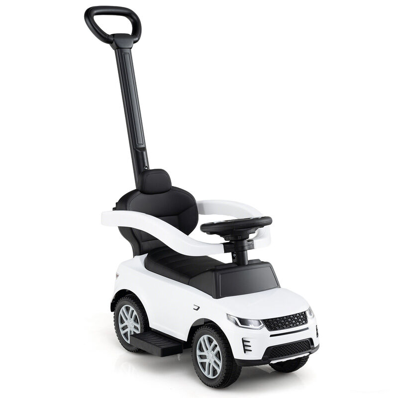 3 in 1 Baby Push Car with Safety Guardrail and Handle for Toddler Indoor Play image number 0