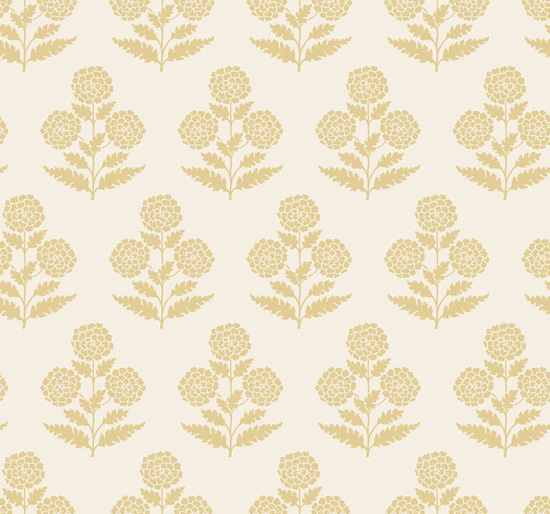 Souci Butter Marigolds Wallpaper