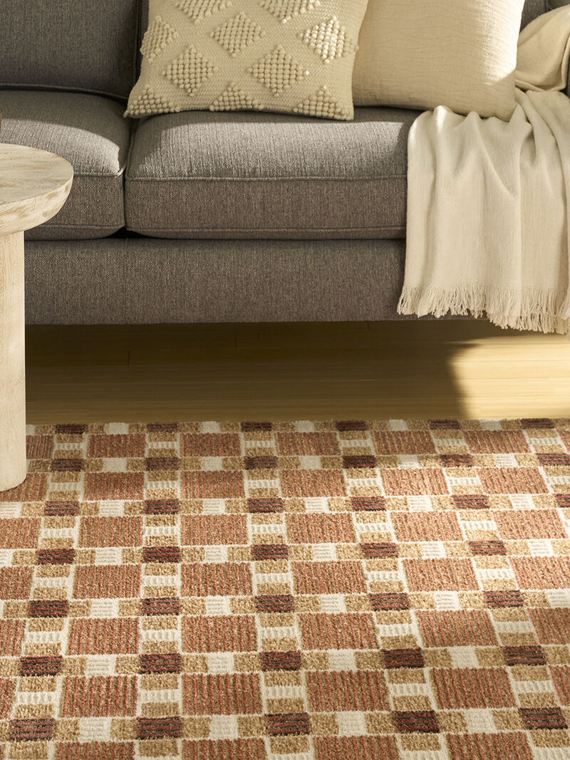 Nordic NRC14 Rust 5' x 7' Rug