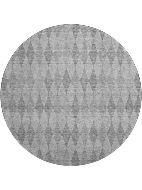 The Reserve TR2 Gray 8' Round Rug
