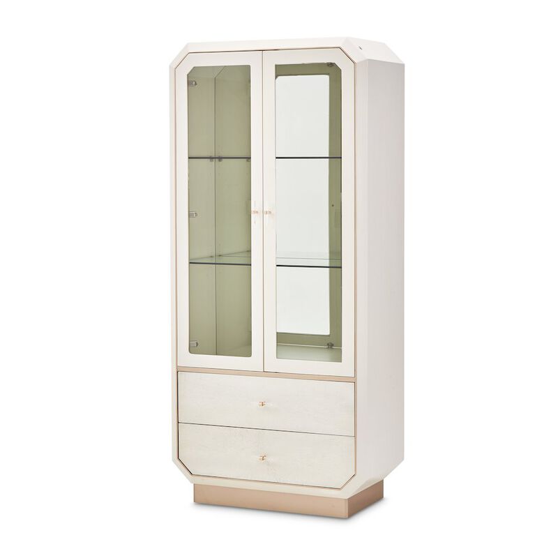 Michael Amini La Rachelle Display Cabinet - Champagne