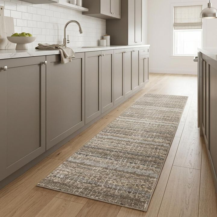 HomeRoots Abstract Runner Rug