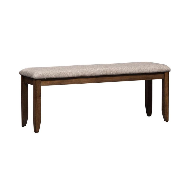 Liberty Furniture Santa Rosa Upholstered Dining Bench in Antique Honey image number 0