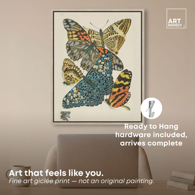 Butterflies In Spots Animals Canvas Print by Art Remedy image number 1