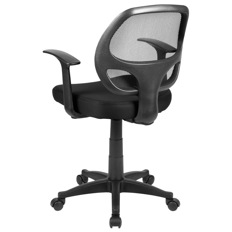 Mallard Mid-Back Mesh Swivel Ergonomic Task Office Chair with T-Arms - Desk Chair
