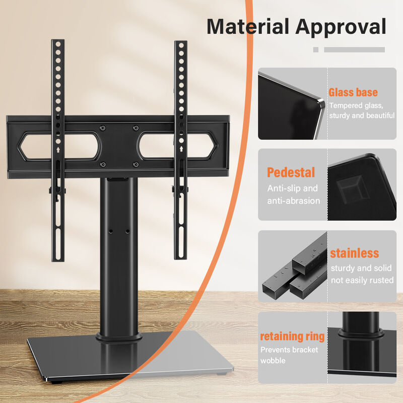 Universal TV Stand Suitable for 27 to 60- Televisions Height-Adjustable image number 4