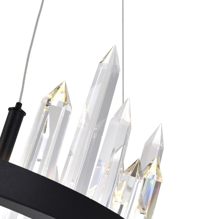 Juliette LED Chandelier With Black Finish