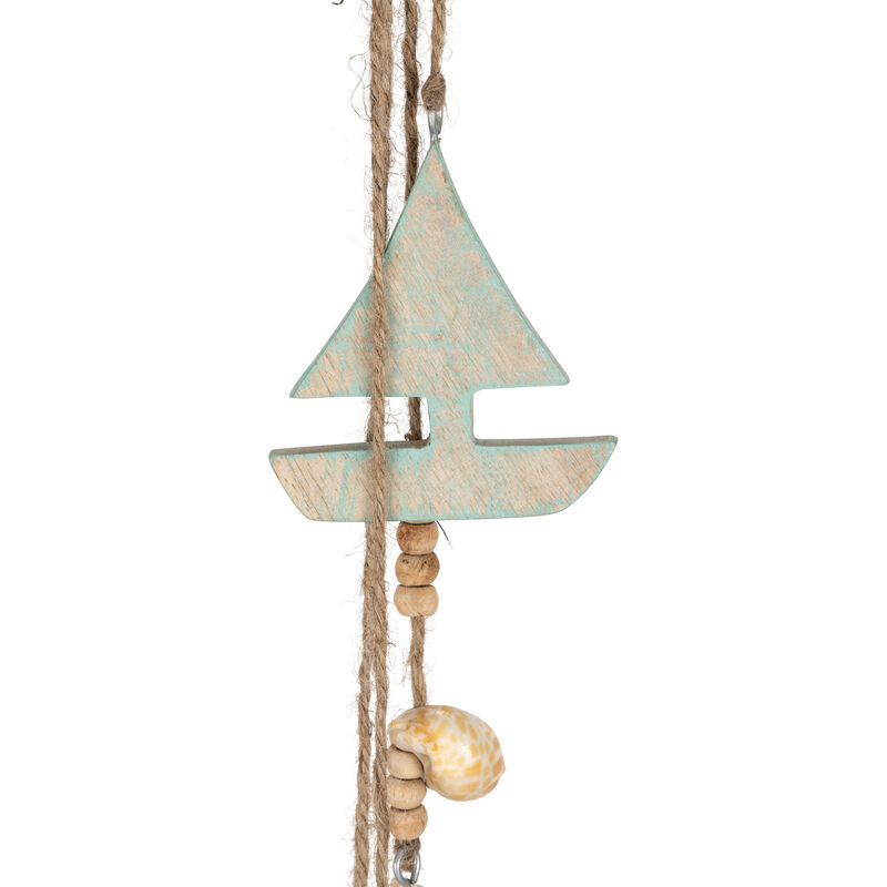 Wood 40"H Hanging Sailboat image number 2