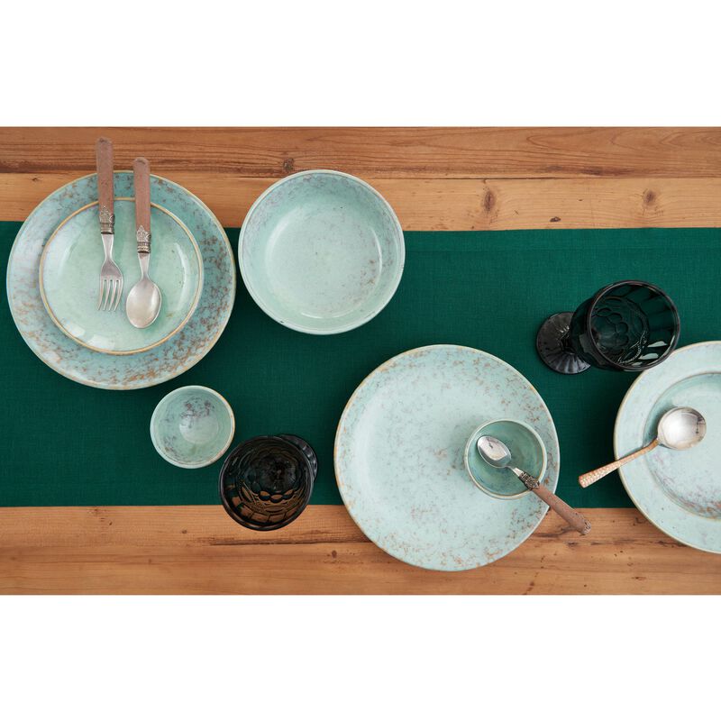 Solino Home 100% Pure Linen Table Runner - Fete