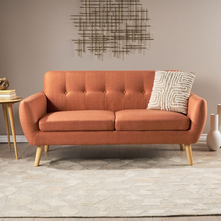 Lupusp Button Tufted Loveseat