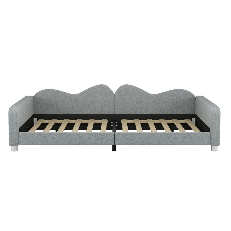 Merax Sherpa Fabric Sofa Bed Daybed. image number 3