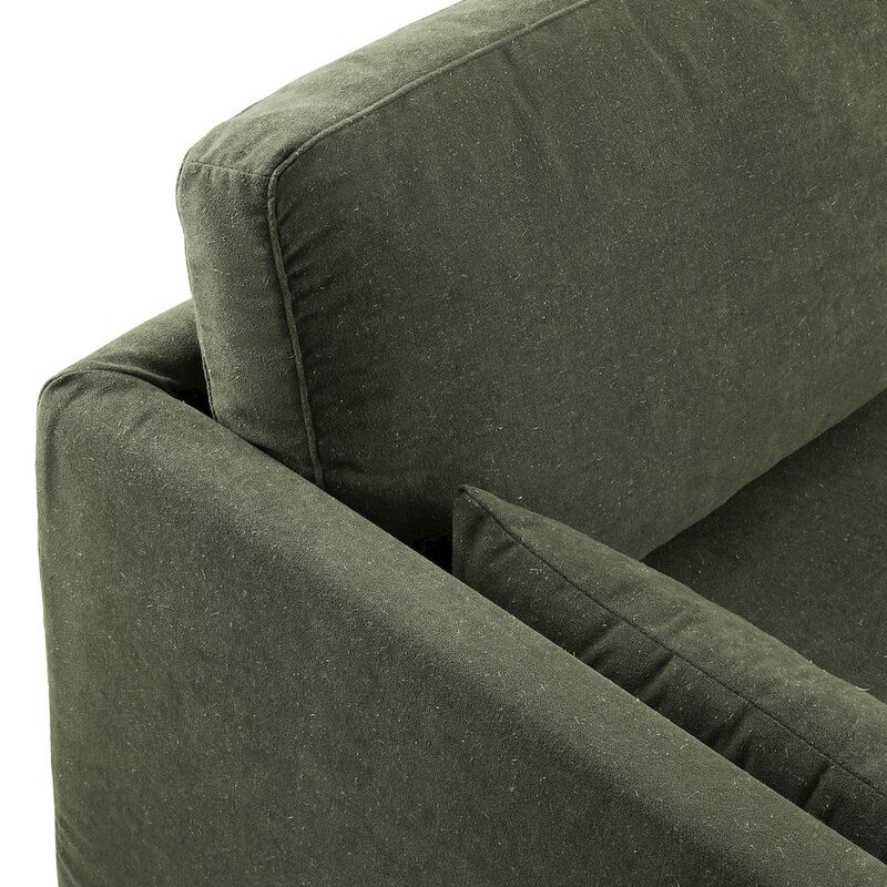Wellfleet 85" Slipcovered Fabric Sofa image number 6