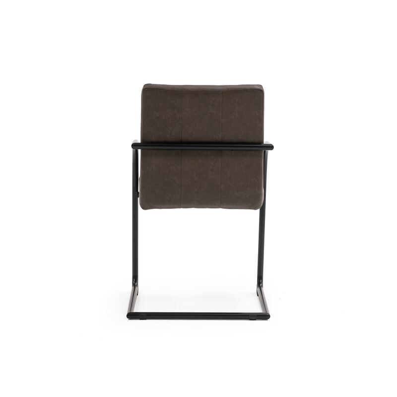 Ivey Modern Brown Dining Chair (Set of 2)