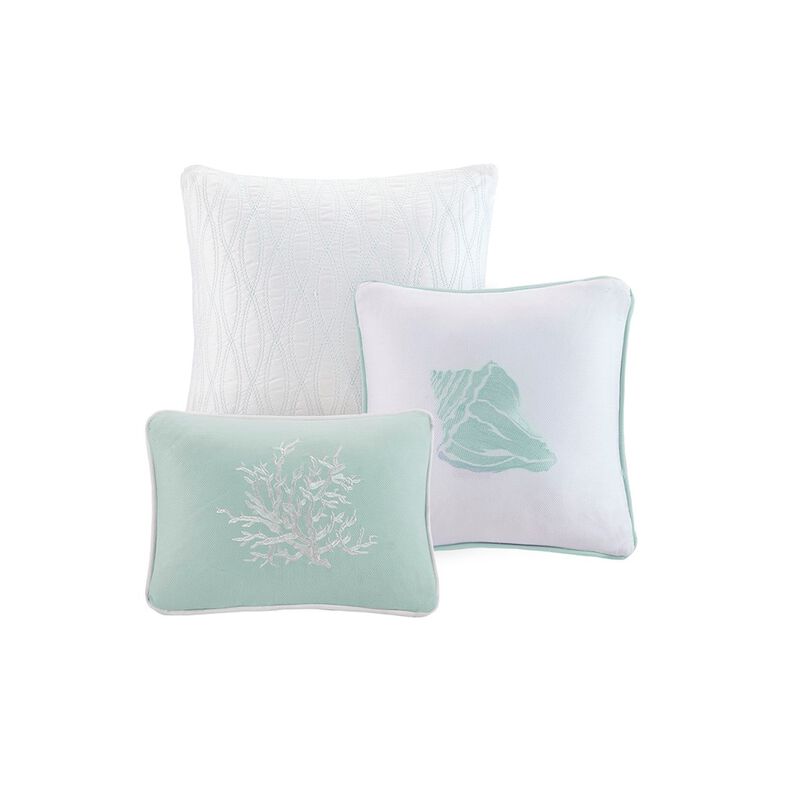 Gracie Mills Douglass Coastal Coral Reef Duvet Cover Set