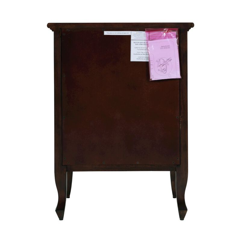 Butler Specialty Nigel 21.5 in. W Rectangular Wood 3 Drawer Accent Chest image number 6