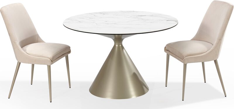 Winston Upholstered Metal Leg Dining Chair