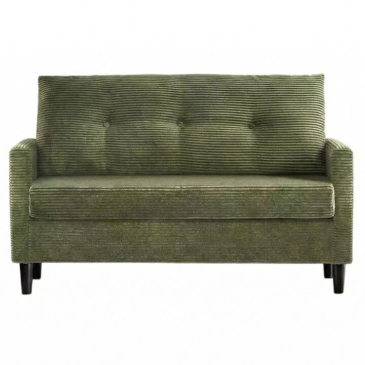 Cloud-Like Comfort in Minutes | 50" Dyonery Corduroy Loveseat