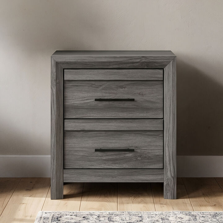 Norvessara 2-Drawer Nightstand