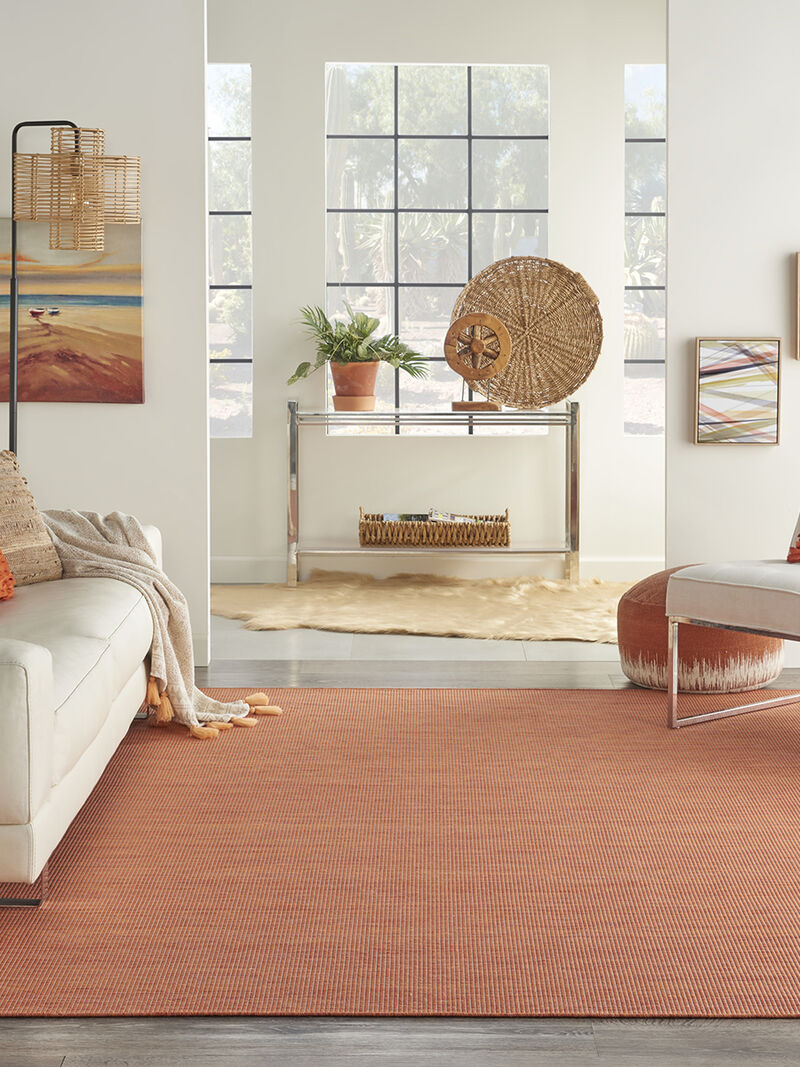 Positano POS01 Terracotta 10' x 14' Rug