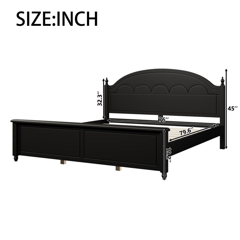 Upholstered Platform Bed image number 4