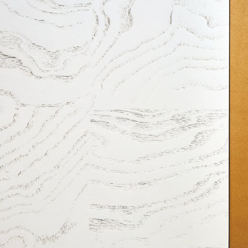 Michael Amini La Terrazza End Table - Creamy Pearl